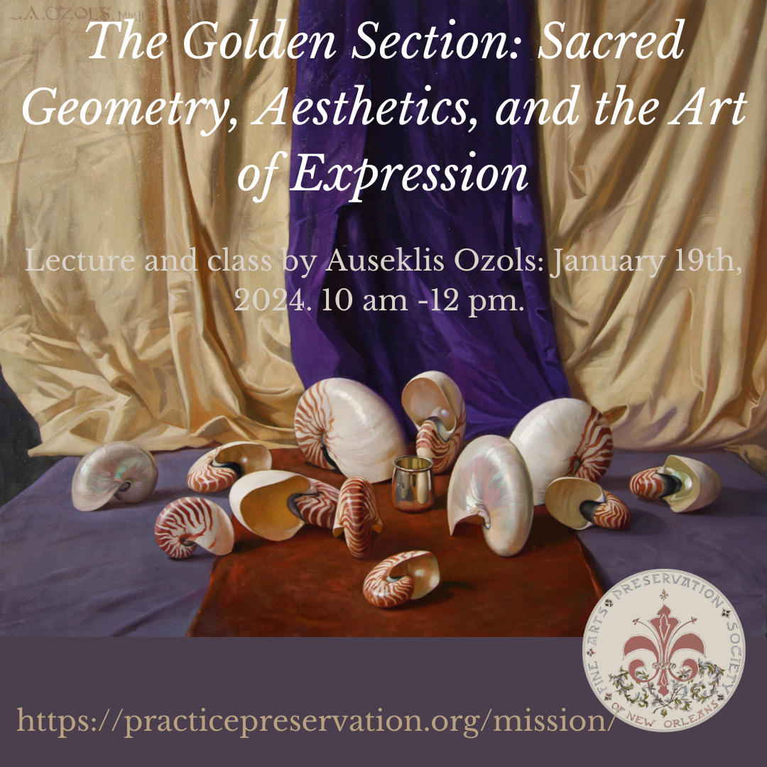 Read more about the article New Class Announcement/Spring 2024: Sacred Geometry, Aesthetics, and the Art of Expression (Auseklis Ozols)